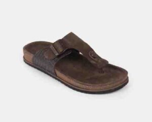 men brown casual slippers